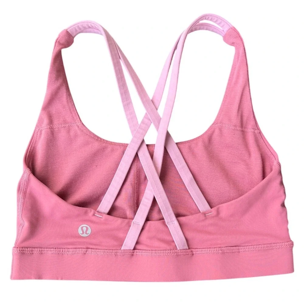 Lululemon Energy Bra Cherry Tint / Rose Tea, Luxstreme, Size 4